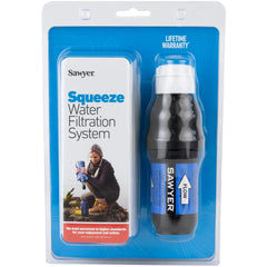 Sawyer Point One Squeeze Water Filter System | 0.1 Micron Backpacking Filter with Two 1L Pouches - Grayman Trading Company