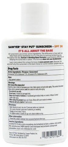 Sawyer Stay Put Bonding Base SPF 30 Sunscreen - Grayman Trading Company