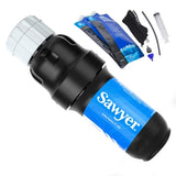 Sawyer Point One Squeeze Water Filter System | 0.1 Micron Backpacking Filter with Two 1L Pouches - Grayman Trading Company