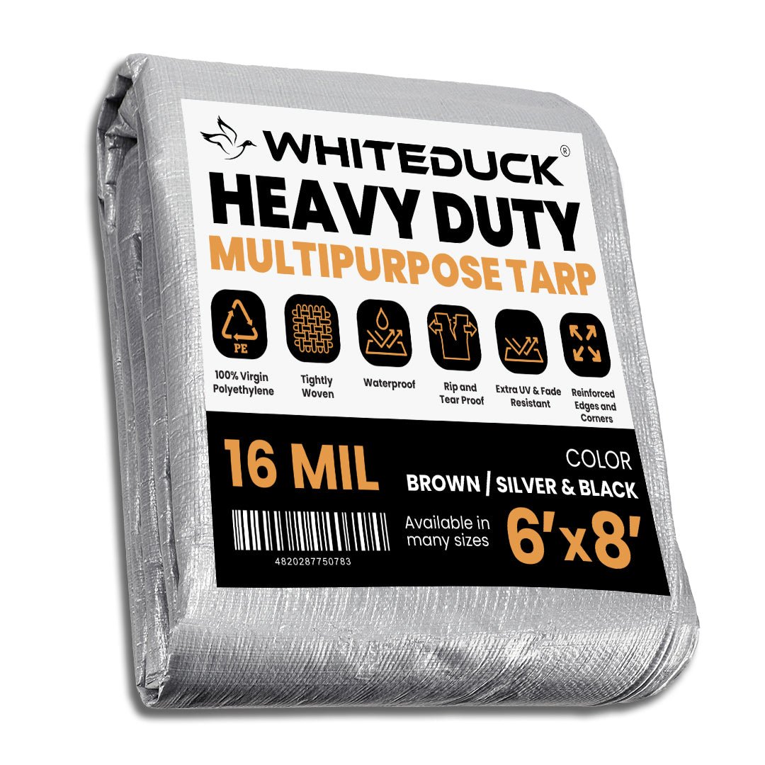 Super Heavy Duty Poly Tarp Cover Thick 16 Mil, 8 oz - Grayman Trading Company