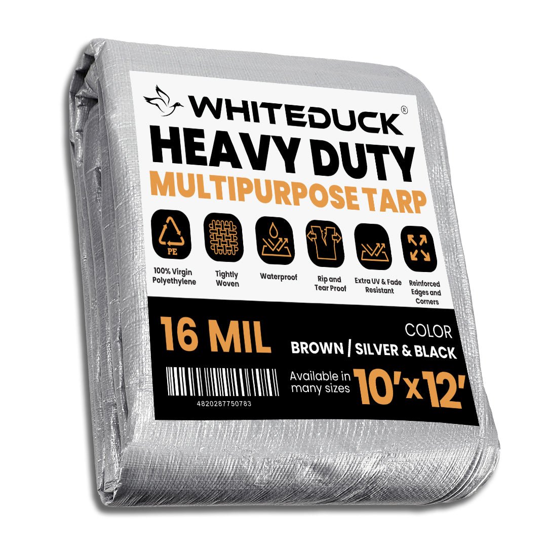 Super Heavy Duty Poly Tarp Cover Thick 16 Mil, 8 oz - Grayman Trading Company
