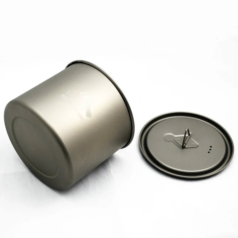 TOAKS LIGHT Titanium 550ml Pot without Handle - Grayman Trading Company