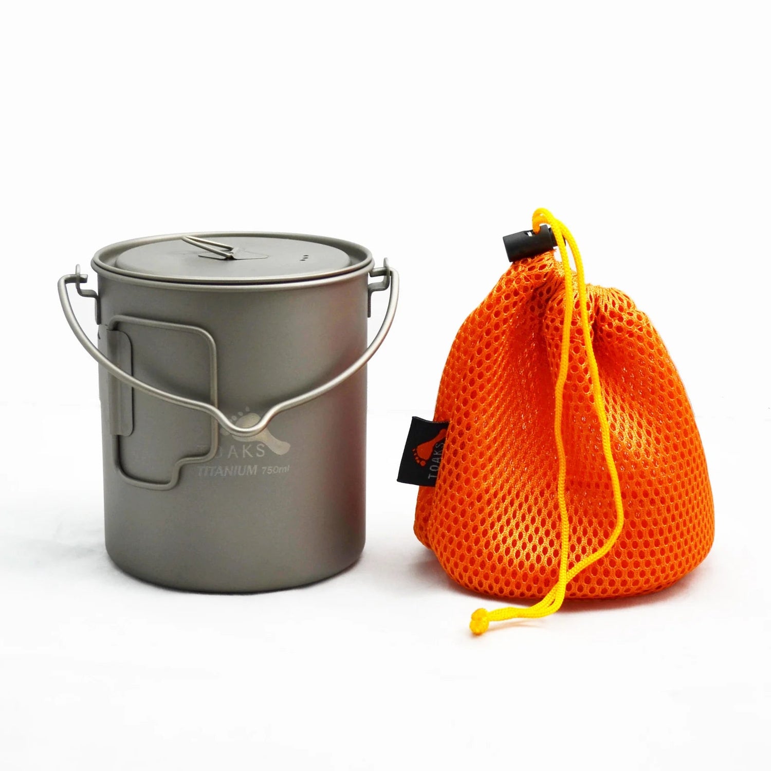 Toaks Titanium 750ml Pot with Bail Handle - Grayman Trading Company