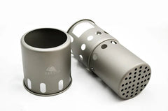 TOAKS Titanium Backpacking Wood Burning Stove (small) - Grayman Trading Company