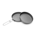 Toaks Titanium D - 165mm (6.5") Deep Pan Set 2PCS - Grayman Trading Company