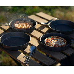 Toaks Titanium D - 165mm (6.5") Deep Pan Set 4 PCS - Grayman Trading Company