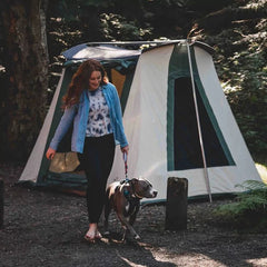 USED - 10'x10' Prota Canvas Tent, Deluxe - Grayman Trading Company