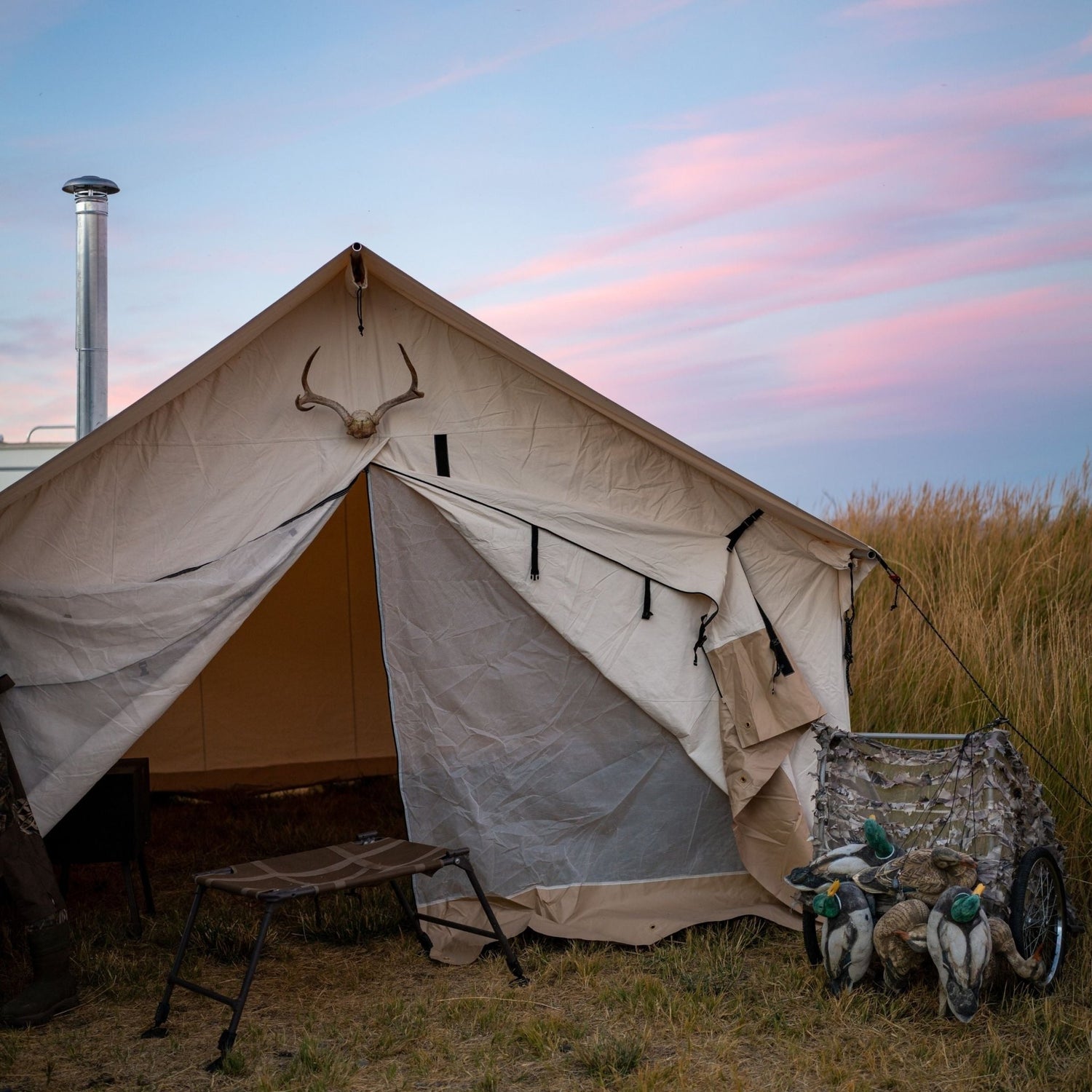 USED - 10'x12' Alpha Wall Tent - Grayman Trading Company