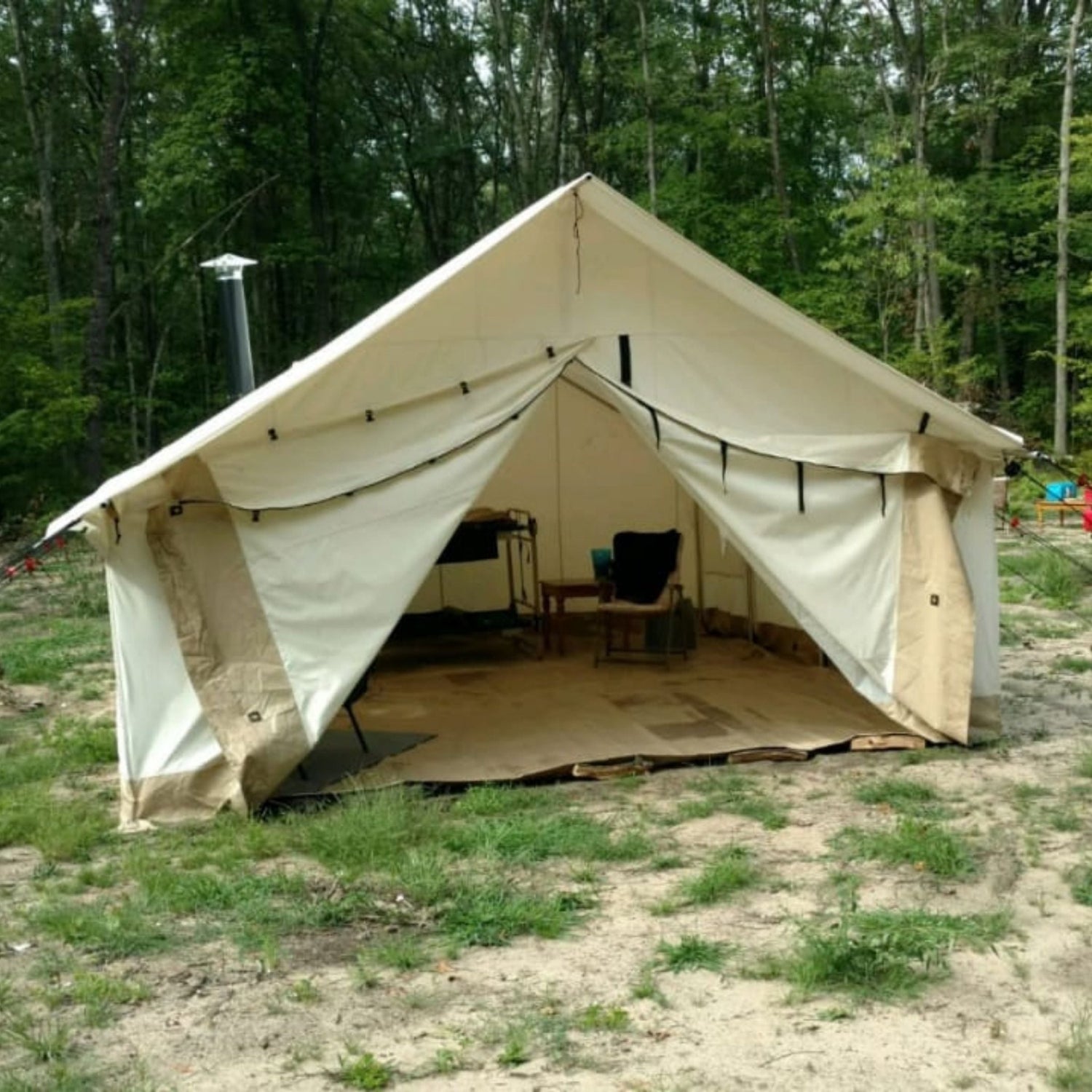 USED - 10'x12' Alpha Wall Tent - Grayman Trading Company
