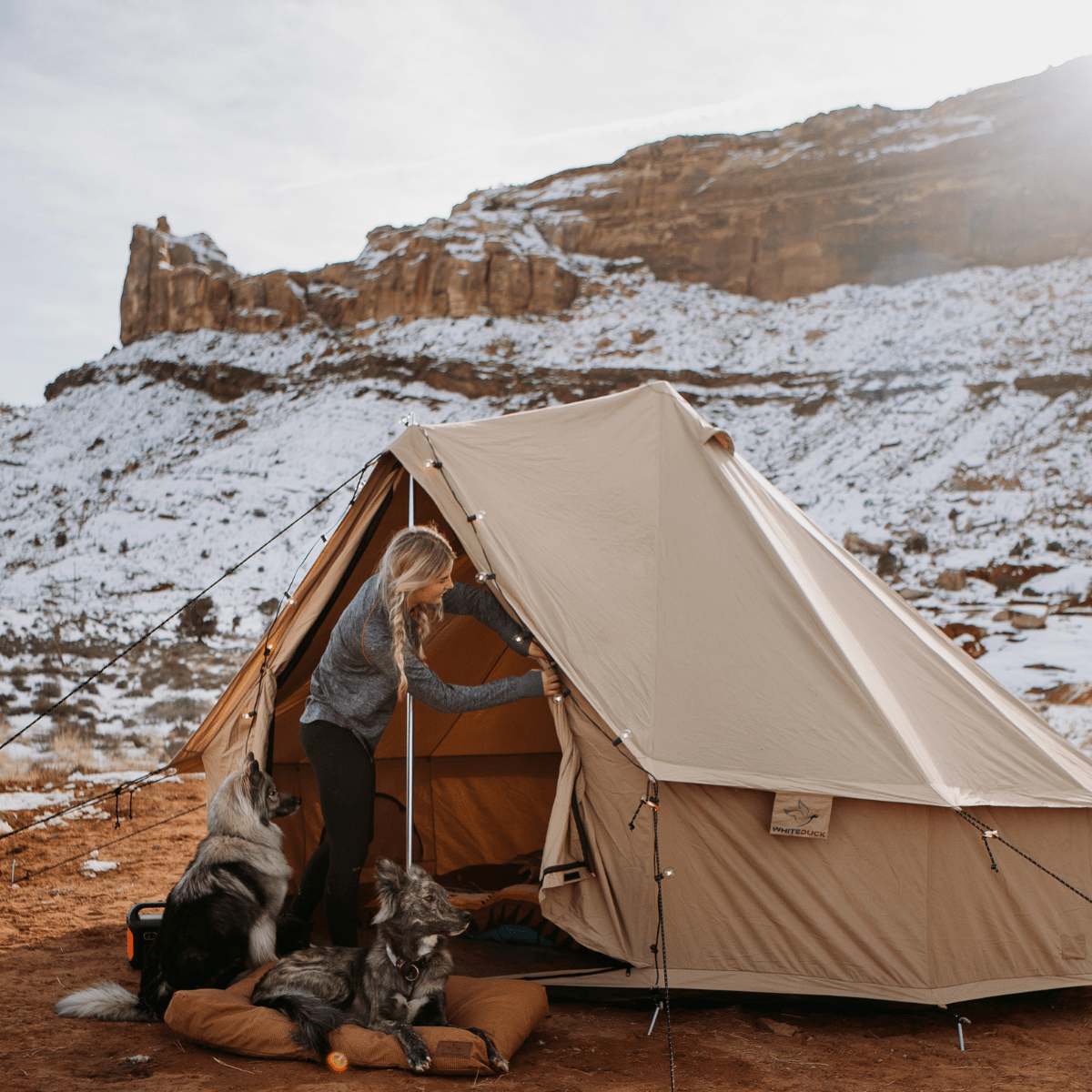 USED - 13' Regatta Bell Tent - Sandstone - Grayman Trading Company