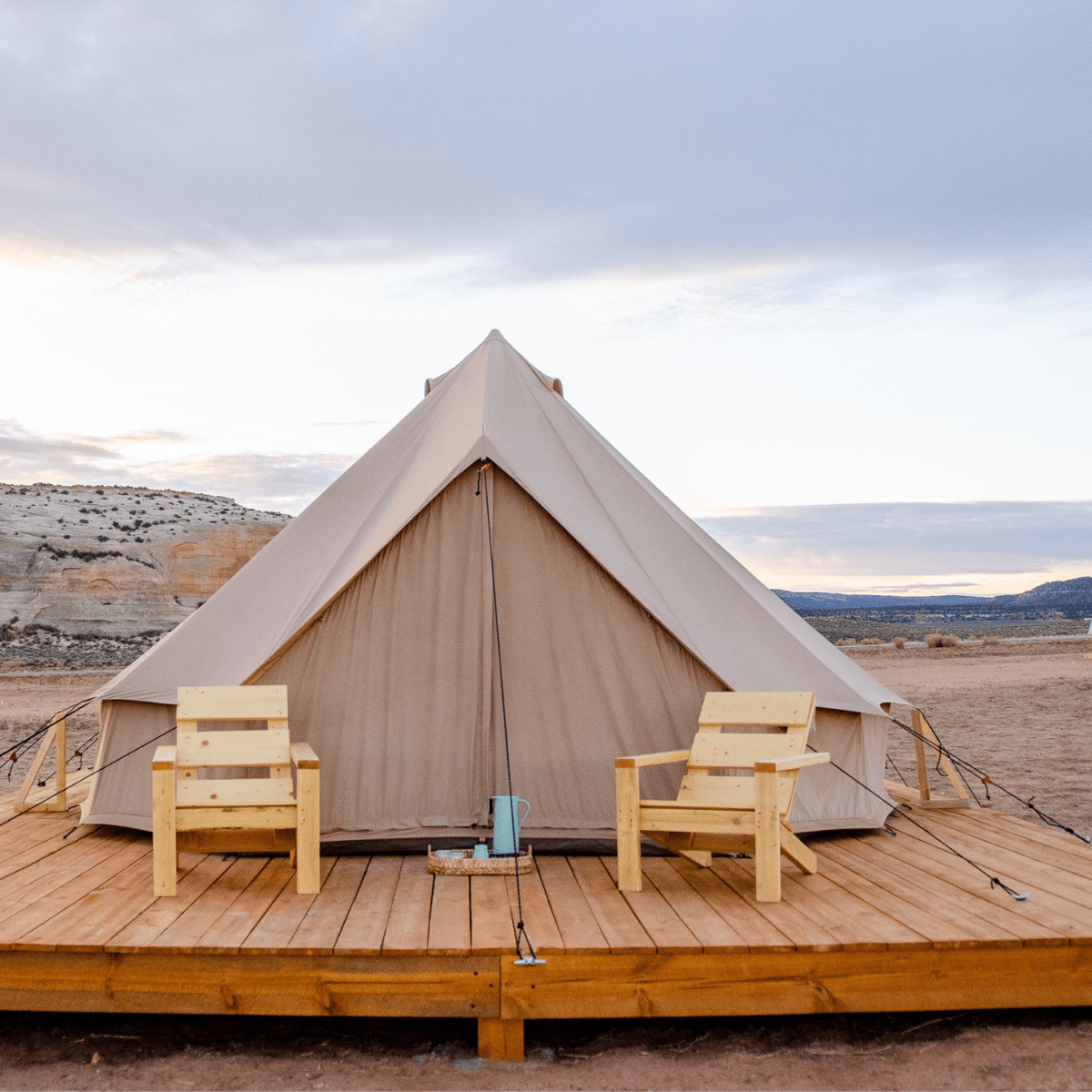 USED - 13' Regatta Bell Tent - Sandstone - Grayman Trading Company