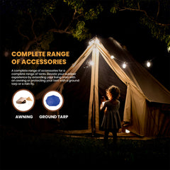 USED - 16' Regatta Bell Tent - Night sky - Grayman Trading Company