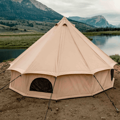Used - 20' Regatta Bell Tent - Sandstone - Grayman Trading Company