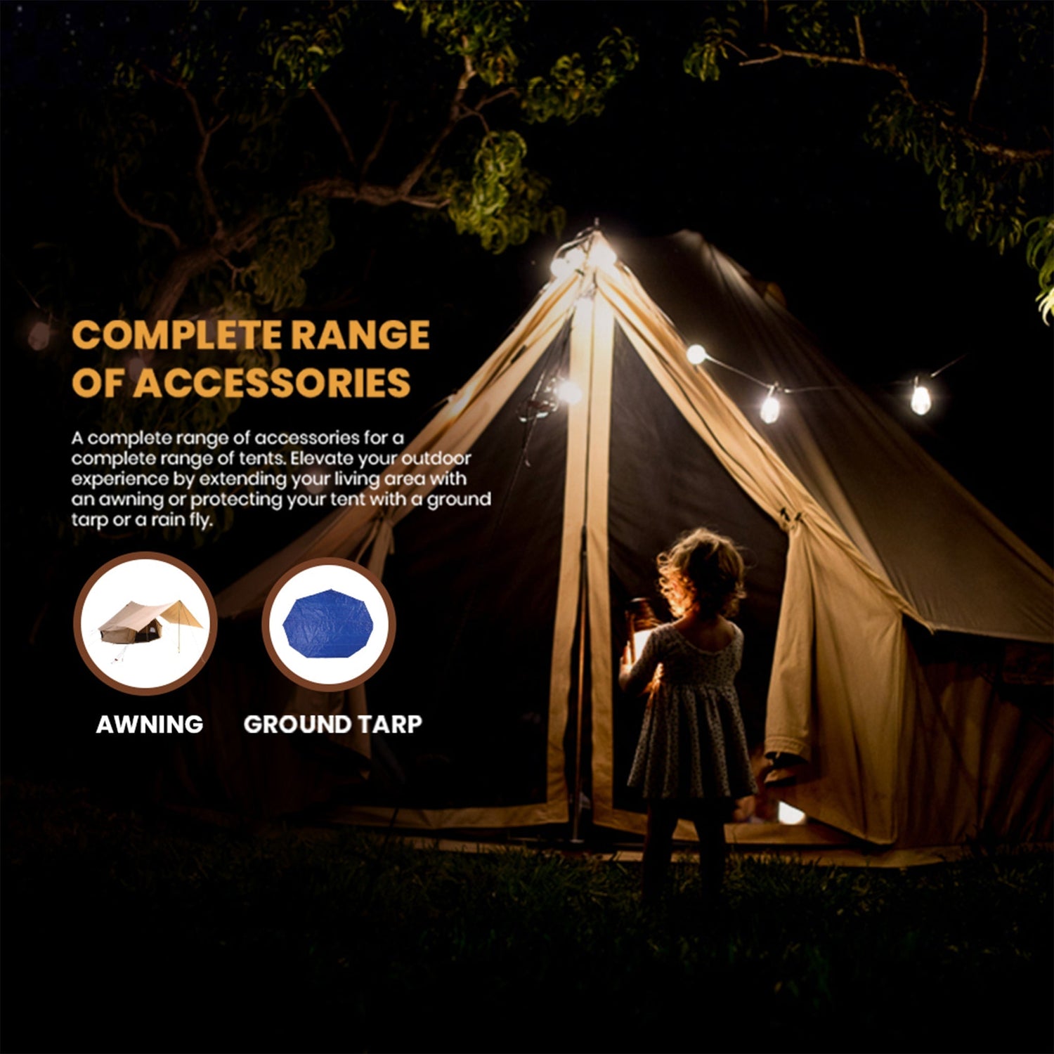 USED - Regatta Double Wall Tent - Sandstone Beige - Grayman Trading Company