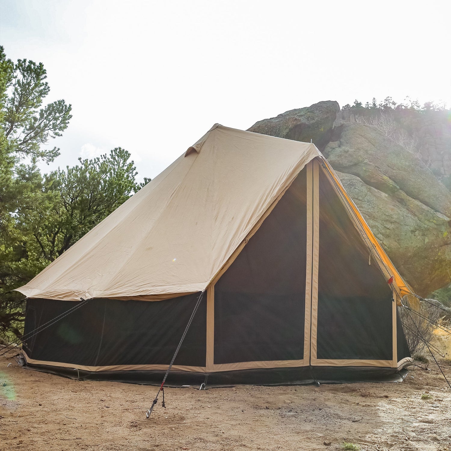 USED - Regatta Double Wall Tent - Sandstone Beige - Grayman Trading Company